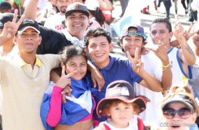 Caminata por la paz, Cantos de Vida y Esperanza, adelante pueblo presidente, 2020 patria, paz y porvenir