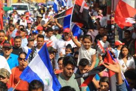 Caminata por la paz, Cantos de Vida y Esperanza, adelante pueblo presidente, 2020 patria, paz y porvenir