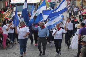 Caminata por la paz, Cantos de Vida y Esperanza, adelante pueblo presidente, 2020 patria, paz y porvenir
