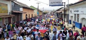 Caminata por la paz, Cantos de Vida y Esperanza, adelante pueblo presidente, 2020 patria, paz y porvenir
