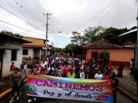 Caminata por la paz, Cantos de Vida y Esperanza, adelante pueblo presidente, 2020 patria, paz y porvenir