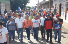 Caminata por la paz, Cantos de Vida y Esperanza, adelante pueblo presidente, 2020 patria, paz y porvenir
