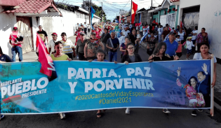 Caminata por la paz, Cantos de Vida y Esperanza, adelante pueblo presidente, 2020 patria, paz y porvenir