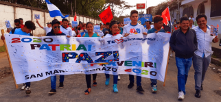 Caminata por la paz, Cantos de Vida y Esperanza, adelante pueblo presidente, 2020 patria, paz y porvenir