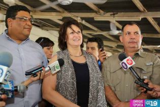 Directora de Cooperación de UE visita a protagonistas de programas de Gobierno Sandinista