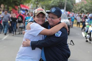 Caminando como raza nicaragüense que sabe de luchas y de honor celebrando las glorias y victorias de Rubén Darío