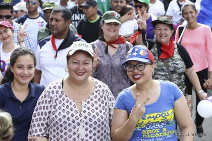 Caminando como raza nicaragüense que sabe de luchas y de honor celebrando las glorias y victorias de Rubén Darío