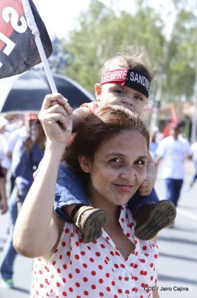 Caminando como raza nicaragüense que sabe de luchas y de honor celebrando las glorias y victorias de Rubén Darío