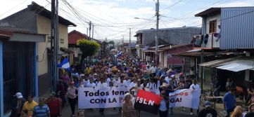 Caminando como raza nicaragüense que sabe de luchas y de honor celebrando las glorias y victorias de Rubén Darío