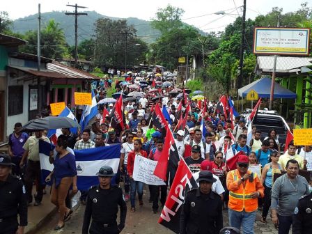 Caminando como raza nicaragüense que sabe de luchas y de honor celebrando las glorias y victorias de Rubén Darío