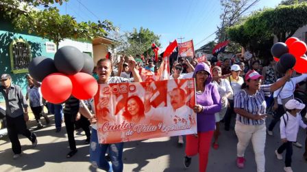 Caminando como raza nicaragüense que sabe de luchas y de honor celebrando las glorias y victorias de Rubén Darío