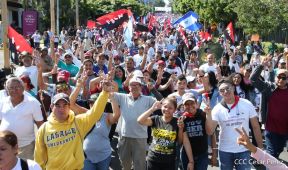 Caminata: Con Darío y Sandino somos Grandes! Más Grandes!