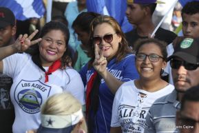 “Nicaragua Te Soñamos Grande”… “Mujeres por la Vida!”