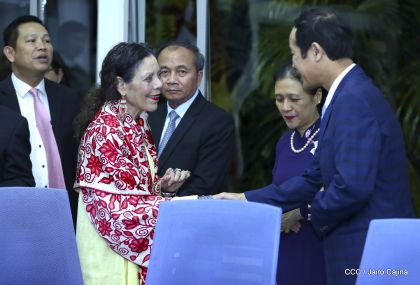 Hermandad y compañerismo en reunión del presidente Daniel  Ortega y vicepresidenta Rosario Murillo con delegación de alto nivel de Vietnam