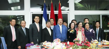 Hermandad y compañerismo en reunión del presidente Daniel  Ortega y vicepresidenta Rosario Murillo con delegación de alto nivel de Vietnam