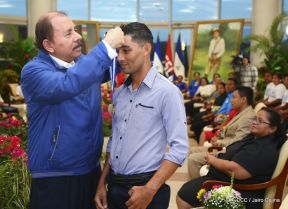 Presidente Daniel Ortega entregó la Orden de la Independencia Cultural Rubén Darío y medallas de Excelencia al mérito