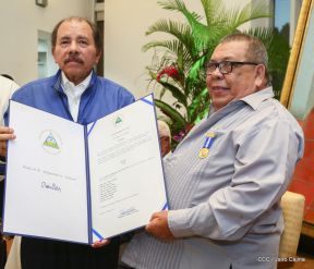Presidente Daniel Ortega entregó la Orden de la Independencia Cultural Rubén Darío y medallas de Excelencia al mérito