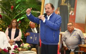 Presidente Daniel Ortega entregó la Orden de la Independencia Cultural Rubén Darío y medallas de Excelencia al mérito
