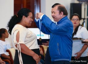 Presidente Daniel Ortega entregó la Orden de la Independencia Cultural Rubén Darío y medallas de Excelencia al mérito