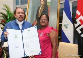 Presidente Daniel Ortega entregó la Orden de la Independencia Cultural Rubén Darío y medallas de Excelencia al mérito