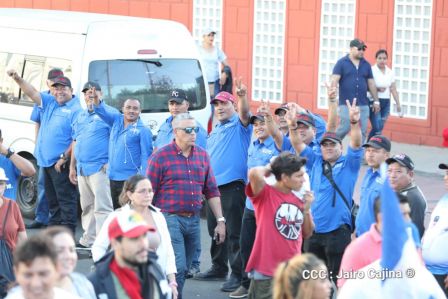 Caminata Con Amor que todo puede, con Amor que todo vence en Nuestra Nicaragua Libre ! Mujeres por la Vida !