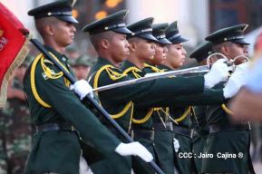 Toma de posesión del cargo de Comandante en Jefe del Ejército de Nicaragua