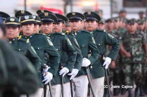 Toma de posesión del cargo de Comandante en Jefe del Ejército de Nicaragua