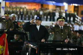 Toma de posesión del cargo de Comandante en Jefe del Ejército de Nicaragua