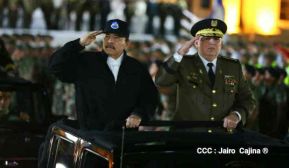 Toma de posesión del cargo de Comandante en Jefe del Ejército de Nicaragua