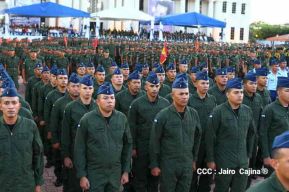 Toma de posesión del cargo de Comandante en Jefe del Ejército de Nicaragua