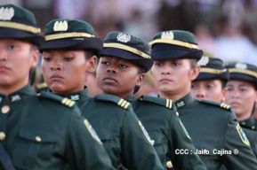 Toma de posesión del cargo de Comandante en Jefe del Ejército de Nicaragua