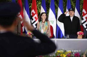 Toma de posesión del cargo de Comandante en Jefe del Ejército de Nicaragua