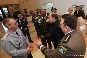 Toma de posesión del cargo de Comandante en Jefe del Ejército de Nicaragua