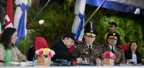 Toma de posesión del cargo de Comandante en Jefe del Ejército de Nicaragua
