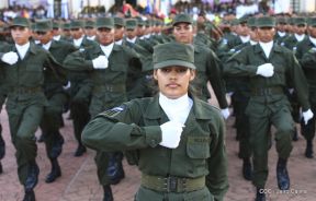 Toma de posesión del cargo de Comandante en Jefe del Ejército de Nicaragua
