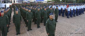 Toma de posesión del cargo de Comandante en Jefe del Ejército de Nicaragua