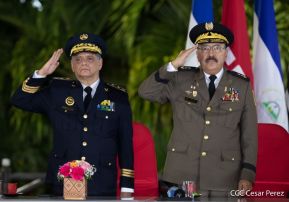 Toma de posesión del cargo de Comandante en Jefe del Ejército de Nicaragua