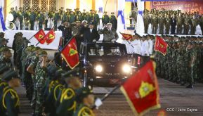 Toma de posesión del cargo de Comandante en Jefe del Ejército de Nicaragua