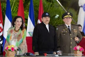 Toma de posesión del cargo de Comandante en Jefe del Ejército de Nicaragua