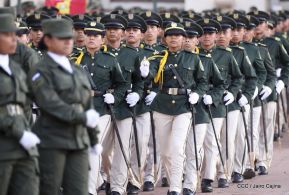 Toma de posesión del cargo de Comandante en Jefe del Ejército de Nicaragua