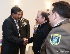 Toma de posesión del cargo de Comandante en Jefe del Ejército de Nicaragua