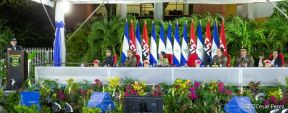 Toma de posesión del cargo de Comandante en Jefe del Ejército de Nicaragua