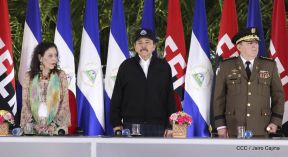 Toma de posesión del cargo de Comandante en Jefe del Ejército de Nicaragua