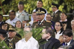 Toma de posesión del cargo de Comandante en Jefe del Ejército de Nicaragua