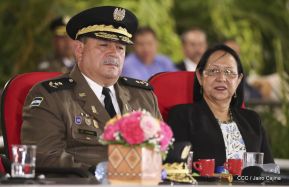 Toma de posesión del cargo de Comandante en Jefe del Ejército de Nicaragua