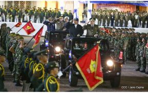 Toma de posesión del cargo de Comandante en Jefe del Ejército de Nicaragua