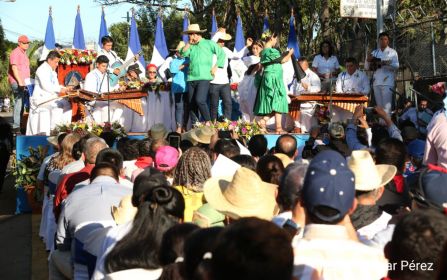 Homenaje a Héroes y Mártires de la gesta de Los Sabogales en Monimbó