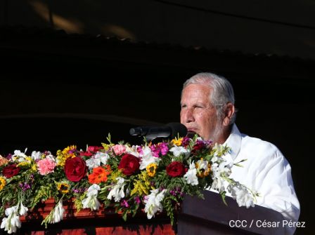 Homenaje a Héroes y Mártires de la gesta de Los Sabogales en Monimbó