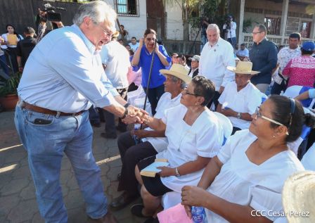 Homenaje a Héroes y Mártires de la gesta de Los Sabogales en Monimbó