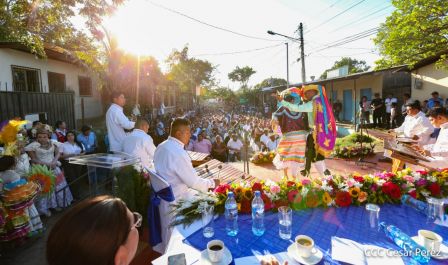 Homenaje a Héroes y Mártires de la gesta de Los Sabogales en Monimbó